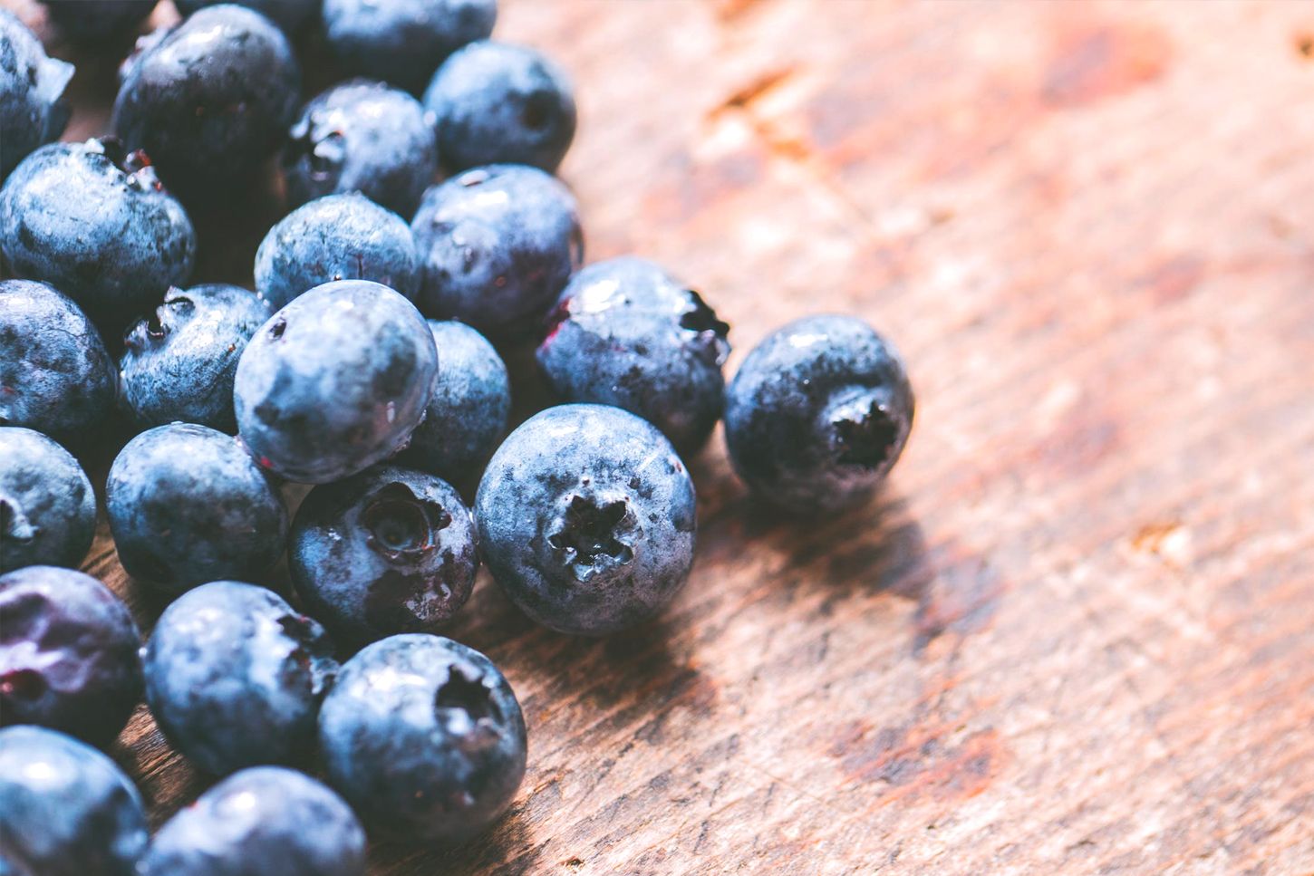 Blueberries on Table Blueberries on Table